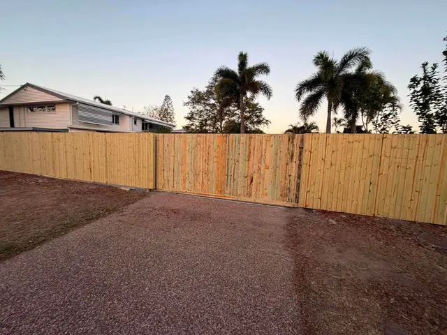 Garbutt: New fence panels on the Garbutt job
